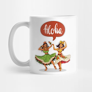 Hula Dancers Mug